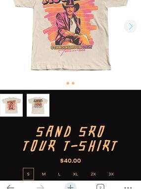 Tim McGraw tour tee